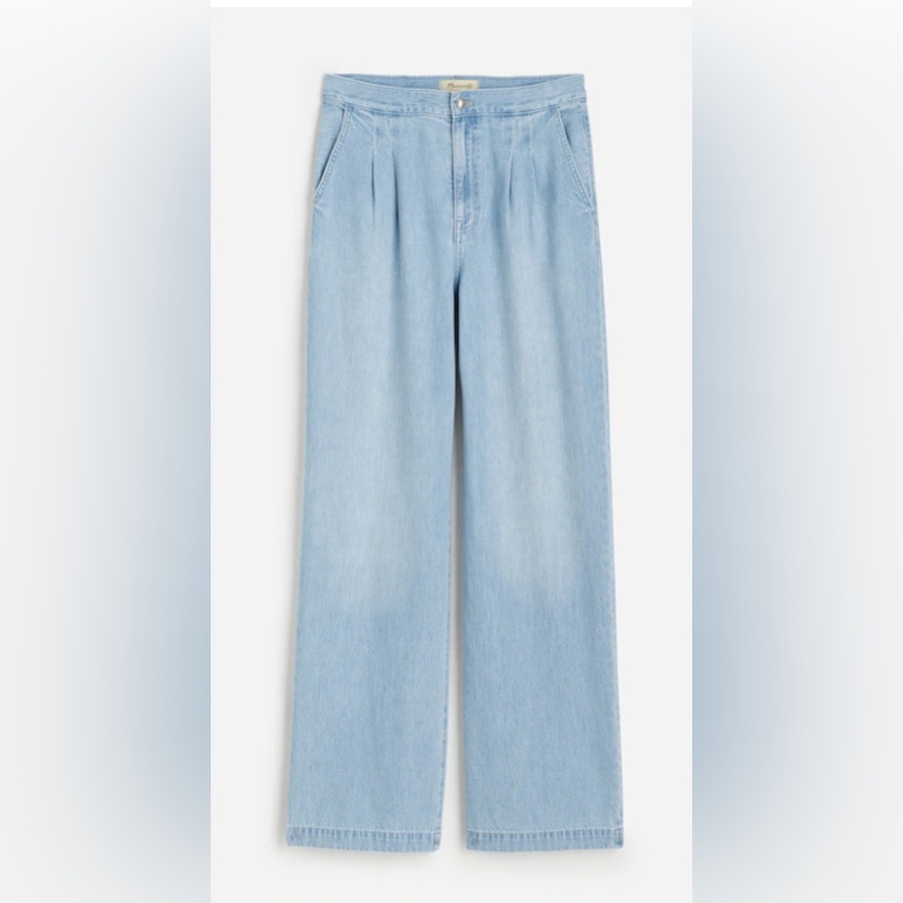 Madewell “Harlow” Wide-Leg Trousers Jeans Light Wash Size 25